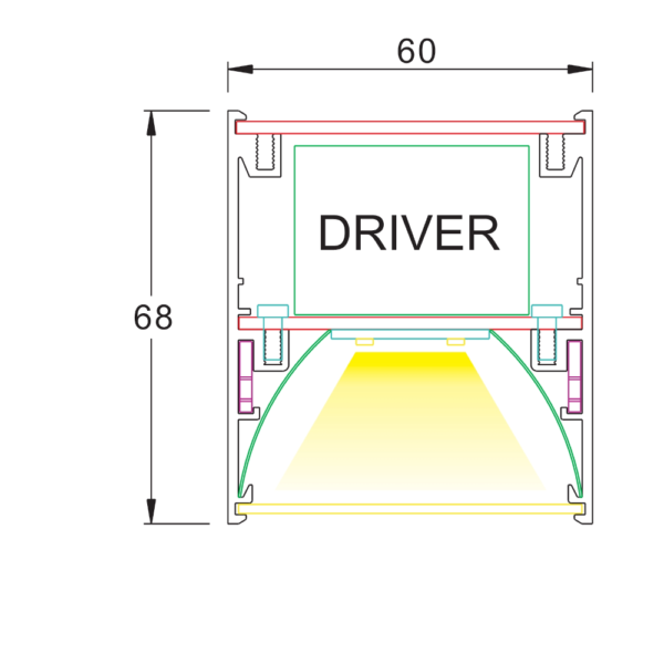 Profil Pendelleuchte O Line oval | Lichtplanung Stiller